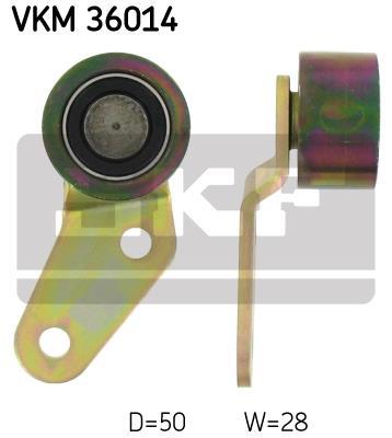 Galet enrouleur de courroie d'accessoire SKF VKM 36014